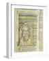 Historiated Letter "A" of Generations in the Bosom of Abraham, from the Souvigny Bible-null-Framed Giclee Print