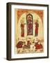 Historiated Page: the Transfiguration of Jesus on Mount Tabor-null-Framed Giclee Print