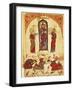 Historiated Page: the Transfiguration of Jesus on Mount Tabor-null-Framed Giclee Print