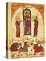 Historiated Page: the Transfiguration of Jesus on Mount Tabor-null-Stretched Canvas