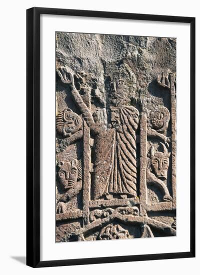 Historiated Tombstone known as Khachkar-null-Framed Giclee Print