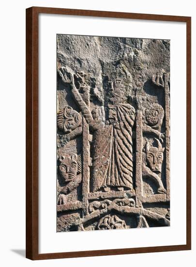 Historiated Tombstone known as Khachkar-null-Framed Giclee Print