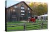 historic barn in Billie Creek village, Indiana, USA-Anna Miller-Stretched Canvas