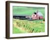 Historic Barn in Wallowa County, Oregon, USA-William Sutton-Framed Premium Photographic Print