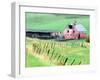 Historic Barn in Wallowa County, Oregon, USA-William Sutton-Framed Photographic Print