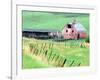 Historic Barn in Wallowa County, Oregon, USA-William Sutton-Framed Photographic Print