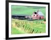 Historic Barn in Wallowa County, Oregon, USA-William Sutton-Framed Photographic Print