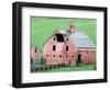 Historic Barn in Wallowa County, Oregon, USA-William Sutton-Framed Photographic Print