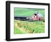 Historic Barn in Wallowa County, Oregon, USA-William Sutton-Framed Photographic Print