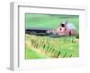 Historic Barn in Wallowa County, Oregon, USA-William Sutton-Framed Photographic Print