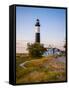 Historic Big Sable Point Light-Adam Romanowicz-Framed Stretched Canvas