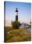 Historic Big Sable Point Light-Adam Romanowicz-Stretched Canvas