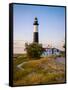 Historic Big Sable Point Light-Adam Romanowicz-Framed Stretched Canvas