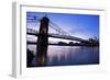 Historic Bridge in Cincinnati-benkrut-Framed Photographic Print