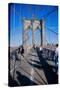 Historic Brooklyn Bridge, New York City, New York-null-Stretched Canvas