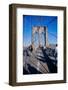 Historic Brooklyn Bridge, New York City, New York-null-Framed Photographic Print