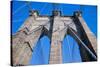 Historic Brooklyn Bridge, New York City, New York-null-Stretched Canvas