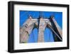 Historic Brooklyn Bridge, New York City, New York-null-Framed Photographic Print