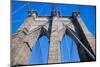 Historic Brooklyn Bridge, New York City, New York-null-Mounted Photographic Print