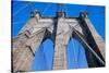 Historic Brooklyn Bridge, New York City, New York-null-Stretched Canvas