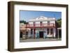 Historic building evoking the west coast's gold-mining past, Shantytown, Greymouth, Grey district, -Ruth Tomlinson-Framed Photographic Print