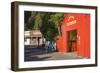 Historic building evoking the west coast's gold-mining past, Shantytown, Greymouth, Grey district, -Ruth Tomlinson-Framed Photographic Print