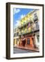 Historic Building in the French Quarter-Jorg Hackemann-Framed Photographic Print