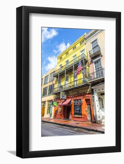 Historic Building in the French Quarter-Jorg Hackemann-Framed Photographic Print