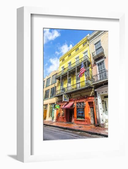 Historic Building in the French Quarter-Jorg Hackemann-Framed Photographic Print