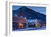 Historic Buildings Along Elk Avenue, Crested Butte, Colorado, USA-Walter Bibikow-Framed Photographic Print