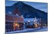 Historic Buildings Along Elk Avenue, Crested Butte, Colorado, USA-Walter Bibikow-Mounted Photographic Print