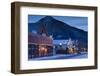 Historic Buildings Along Elk Avenue, Crested Butte, Colorado, USA-Walter Bibikow-Framed Photographic Print