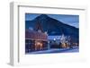 Historic Buildings Along Elk Avenue, Crested Butte, Colorado, USA-Walter Bibikow-Framed Photographic Print