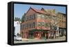 Historic Buildings on Cameron Street in Old Town Alexandria-John Woodworth-Framed Stretched Canvas