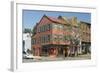 Historic Buildings on Cameron Street in Old Town Alexandria-John Woodworth-Framed Photographic Print