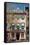 Historic Buildings on Cameron Street in Old Town Alexandria-John Woodworth-Framed Stretched Canvas