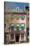 Historic Buildings on Cameron Street in Old Town Alexandria-John Woodworth-Stretched Canvas