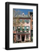 Historic Buildings on Cameron Street in Old Town Alexandria-John Woodworth-Framed Photographic Print