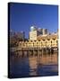 Historic Buildings, The Rocks, Sydney, Australia-David Wall-Stretched Canvas