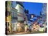 Historic Centre at Dusk, Pelourinho, Salvador, Bahia, Brazil-Peter Adams-Stretched Canvas