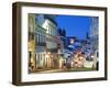 Historic Centre at Dusk, Pelourinho, Salvador, Bahia, Brazil-Peter Adams-Framed Premium Photographic Print