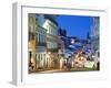 Historic Centre at Dusk, Pelourinho, Salvador, Bahia, Brazil-Peter Adams-Framed Premium Photographic Print