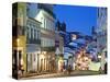 Historic Centre at Dusk, Pelourinho, Salvador, Bahia, Brazil-Peter Adams-Stretched Canvas