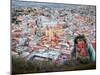 Historic City Center with Church of San Diego, Basilic and University, Guanajuato, Mexico-Julie Eggers-Mounted Premium Photographic Print