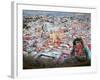 Historic City Center with Church of San Diego, Basilic and University, Guanajuato, Mexico-Julie Eggers-Framed Photographic Print