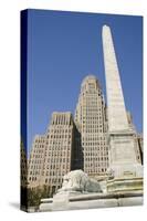 Historic City Hall, McKinley Monument Obelisk, Buffalo, New York, USA-Cindy Miller Hopkins-Stretched Canvas