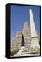 Historic City Hall, McKinley Monument Obelisk, Buffalo, New York, USA-Cindy Miller Hopkins-Framed Stretched Canvas