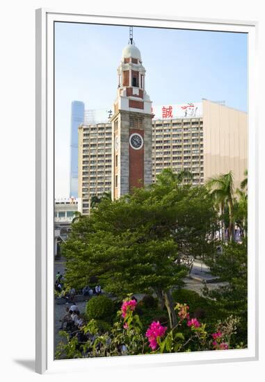 Historic Clock Tower, Tsim Sha Tsui, Kowloon, Hong Kong, China, Asia-Fraser Hall-Framed Premium Photographic Print