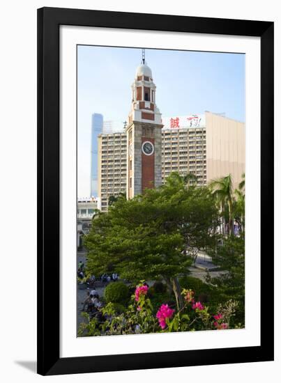 Historic Clock Tower, Tsim Sha Tsui, Kowloon, Hong Kong, China, Asia-Fraser Hall-Framed Photographic Print