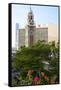 Historic Clock Tower, Tsim Sha Tsui, Kowloon, Hong Kong, China, Asia-Fraser Hall-Framed Stretched Canvas